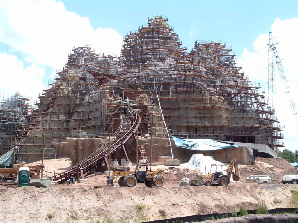Expedition Everest Under construction 2005