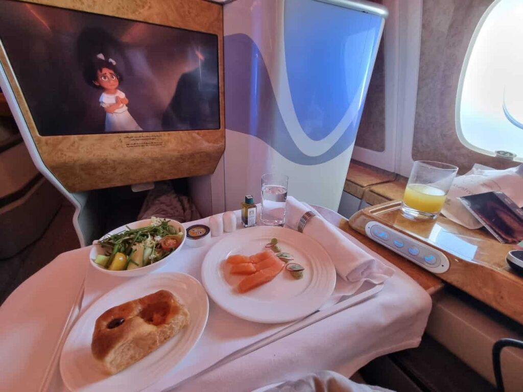 Emirates Food In Business Class